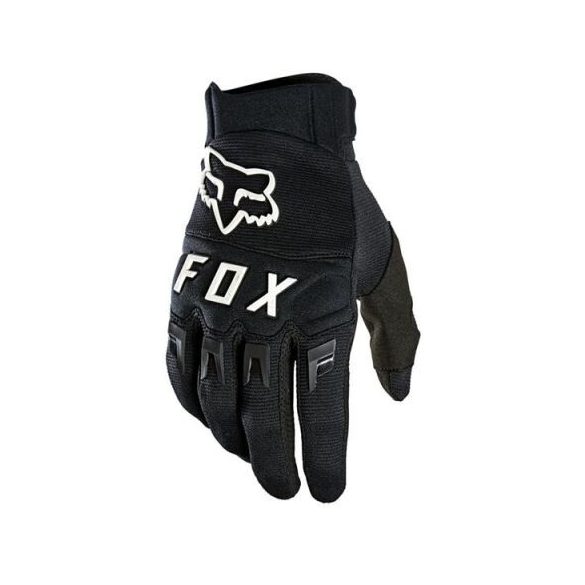Fox cross kesztyű - Dirtpaw CE - fekete/fehér MX23