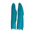   LOWER FORK COVERS YZ 125-250 15/23 + YZF 250 10/23 + 450 10/22 - METALLIC TEAL