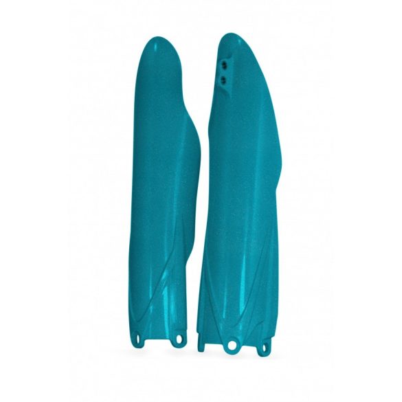 LOWER FORK COVERS YZ 125-250 15/23 + YZF 250 10/23 + 450 10/22 - METALLIC TEAL