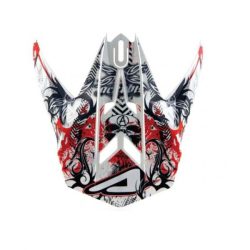 REPLACEMENT VISOR GHEGNA - WHITE/RED