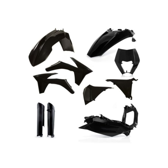 Acerbis teljes idomszett -  KTM EXC/EXC-F 2012-2013 - fekete