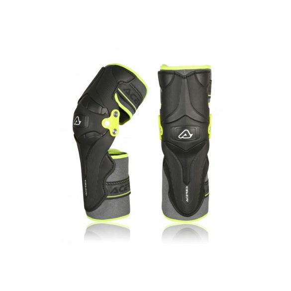 Acerbis térdvédő - X-Strong - fekete/sárga - egy méretű