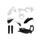 FULL KIT PLASTIC KTM EXC 14-15 - WHITE/BLACK