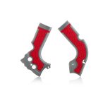   Acerbis vázvédő - X-Grip - CRF 250 14/17 + 450 13/16 - ezüst/piros