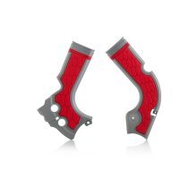   Acerbis vázvédő - X-Grip - CRF 250 14/17 + 450 13/16 - ezüst/piros