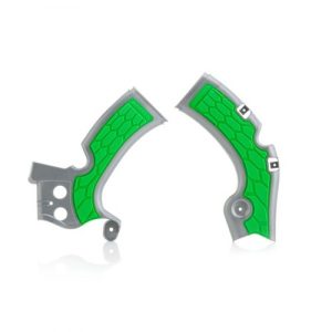 Acerbis vázvédő - X-Grip - KAWASAKI KXF450 09/18 - ezüst/zöld