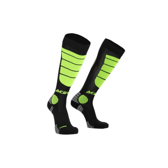 ACERBIS MX IMPACT SOCKS - BLACK/YELLOW