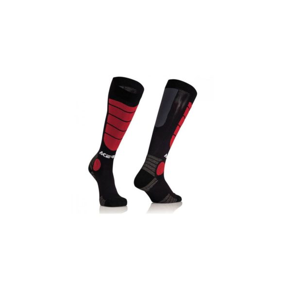 ACERBIS MX IMPACT SOCKS - BLACK/RED
