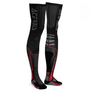 Acerbis cross zokni - X-Leg Pro - fekete/piros
