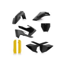   ACERBIS FULL PLASTIC KIT HUSQVARNA TC/FC 16/18 (NO TC 250 16) - BLACK/YELLOW