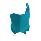   FRONT NUMBERPLATE KAW KXF250 17/25 + KXF450 16/25 - METALLIC TEAL