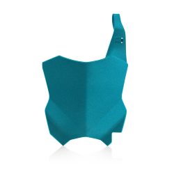   FRONT NUMBERPLATE KAW KXF250 17/25 + KXF450 16/25 - METALLIC TEAL