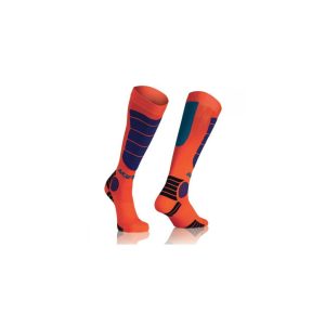 ACERBIS MX IMPACT JUNIOR SOCKS - ORANGE/BLUE