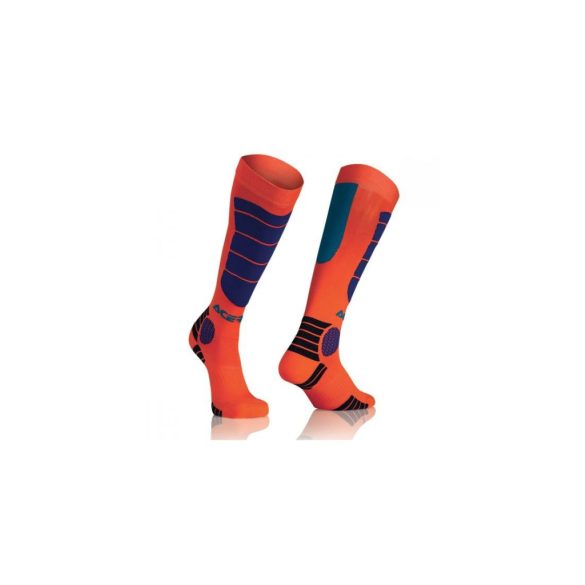 ACERBIS MX IMPACT JUNIOR SOCKS - ORANGE/BLUE