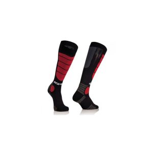 Acerbis gyerek cross zokni – fekete/piros