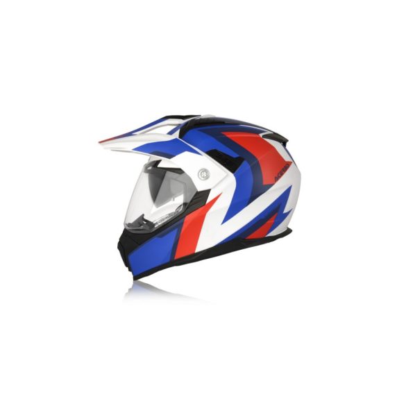 ACERBIS HELMET FLIP FS-606 - WHITE/BLUE/RED - S