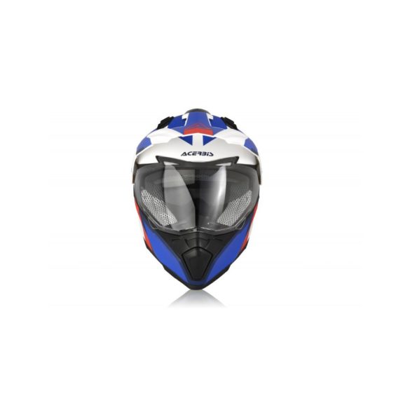 ACERBIS HELMET FLIP FS-606 - WHITE/BLUE/RED - S