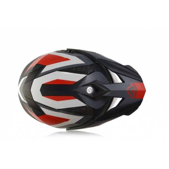 HELMET FLIP FS-606 - GREY/RED