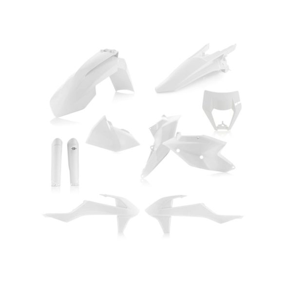 Acerbis teljes idomszett -  EXC/EXC-F/XC-W 2017-2019 - fehér