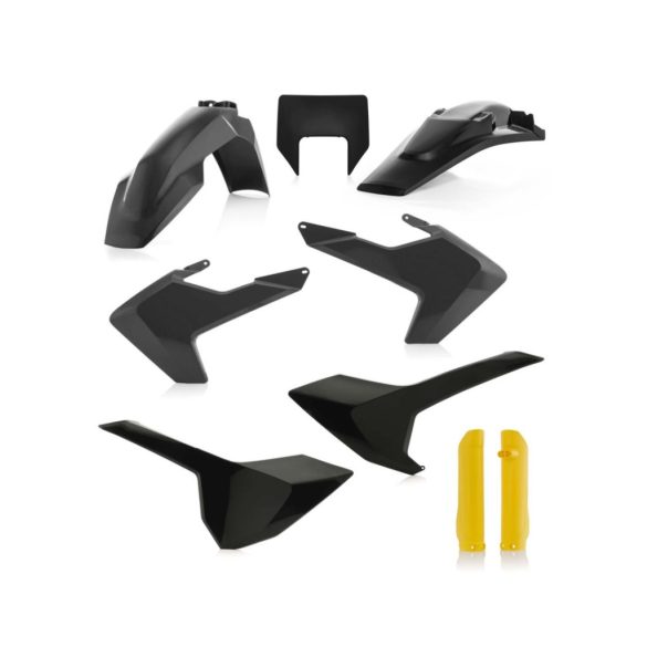 Acerbis teljes idomszett - HUSQVARNA  TE/FE 17/19 - fekete/sárga