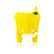   FRONT NUMBER PLATES RAPTOR SUZUKI RMZ450 08-17 + RMZ250 10-18 - YELLOW