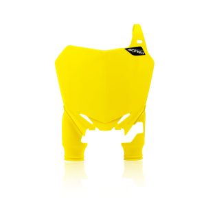 FRONT NUMBER PLATES RAPTOR SUZUKI RMZ450 08-17 + RMZ250 10-18 - YELLOW