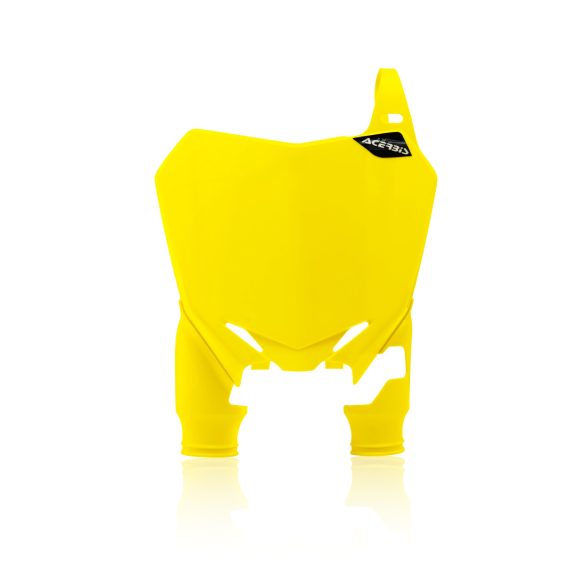 FRONT NUMBER PLATES RAPTOR SUZUKI RMZ450 08-17 + RMZ250 10-18 - YELLOW