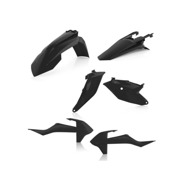 ACERBIS PLASTIC KIT KTM SX 85 18/24 + GASGAS MC85 21/24 - BLACK