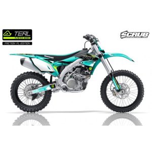 Acerbis teljes idomszett -  KAWASAKI KXF 450 2018 – zöldeskék