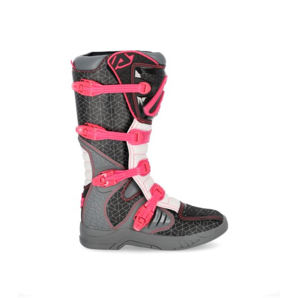 Acerbis cross csizma - X-Team  - fekete/lila