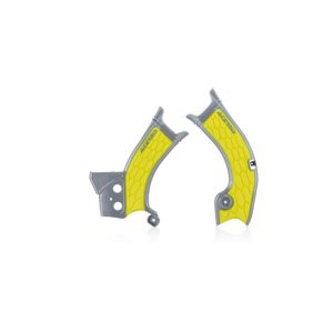 Acerbis vázvédő - X-Grip - SUZUKI RMZ 250/450 2018-2022 - szürke/sárga