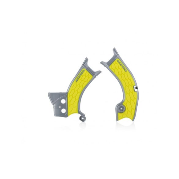 Acerbis vázvédő - X-Grip - SUZUKI RMZ 250/450 2018-2022 - szürke/sárga