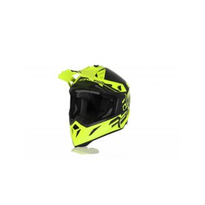 ACERBIS MX HELMET STEEL CARBON - YELLOW - XXL