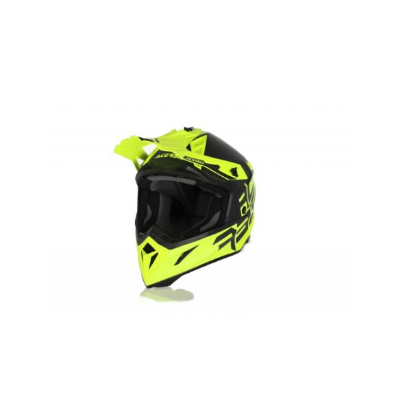 ACERBIS MX HELMET STEEL CARBON - YELLOW - XXL