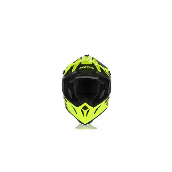 ACERBIS MX HELMET STEEL CARBON - YELLOW - XXL