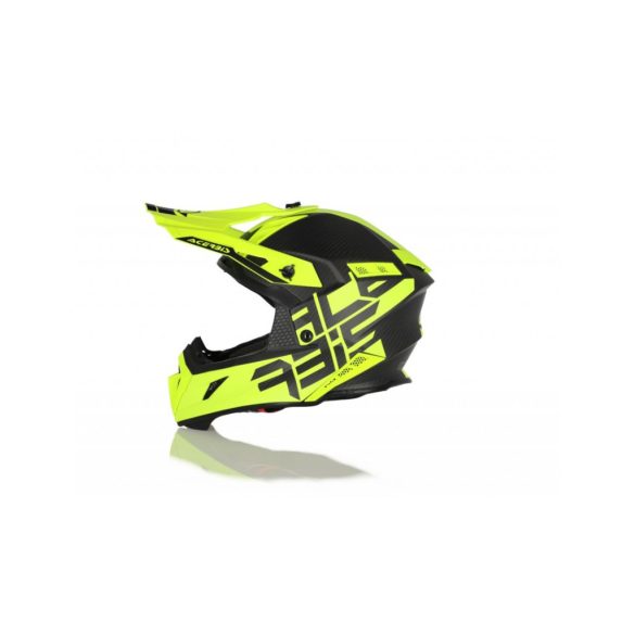 ACERBIS MX HELMET STEEL CARBON - YELLOW - XXL