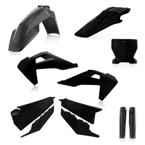 idomszett - S PLASTICS HUSQ TC/FC 19/22 - fekete