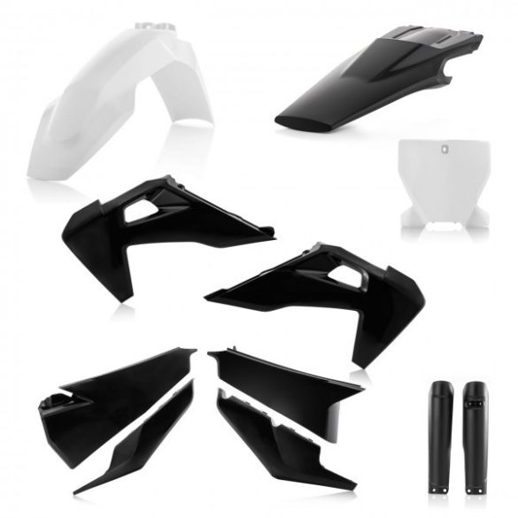 FULL KITS PLASTICS HUSQ TC/FC 19/22 - BLACK/WHITE