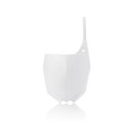 RESTYLE FRONT NUMBER PLATE YAM 2 STROKE 02-14 - WHITE