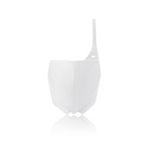 RESTYLE FRONT NUMBER PLATE YAM 2 STROKE 02-14 - WHITE