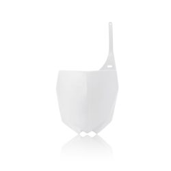 RESTYLE FRONT NUMBER PLATE YAM 2 STROKE 02-14 - WHITE