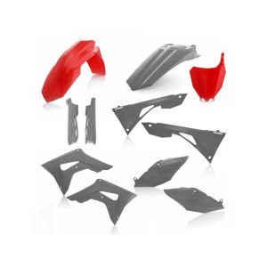 Acerbis teljes idomszett -  HONDA CRF 450 R 2019-2020 + CRF 250 R 2019-2021 - piros/szürke