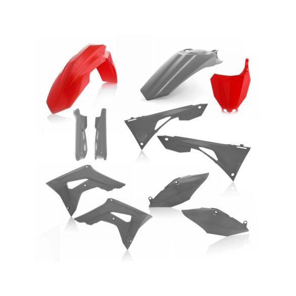 Acerbis teljes idomszett -  HONDA CRF 450 R 2019-2020 + CRF 250 R 2019-2021 - piros/szürke