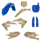   FULL PLASTIC KIT YAMAHA YZF450 19/22 + YZF250 20/23 - BLUE/GOLD