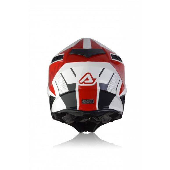 X-TRACK HELMET - WHITE/RED