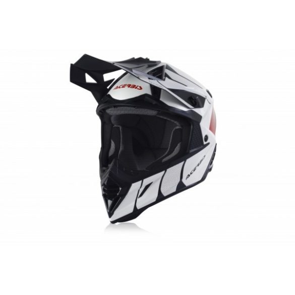 X-TRACK HELMET - WHITE/RED