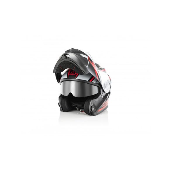 ACERBIS ROAD HELMET SEREL FLIP UP - BLACK/RED - S