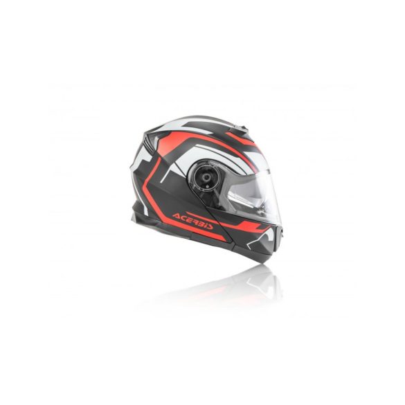 ACERBIS ROAD HELMET SEREL FLIP UP - BLACK/RED - S