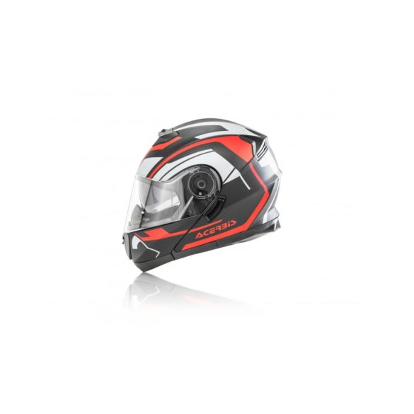 ACERBIS ROAD HELMET SEREL FLIP UP - BLACK/RED - S
