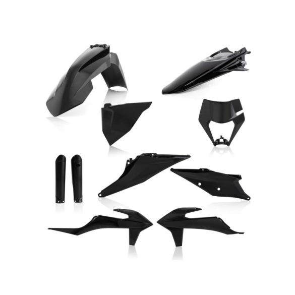 Acerbis teljes idomszett -  KTM EXC/EXC-F/XC-W/XCF-W 2020-2023 - fekete